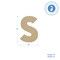 Wooden Letter S 12 inch or 8 inch, Unfinished Large Wood Letters for Crafts | Woodpeckers